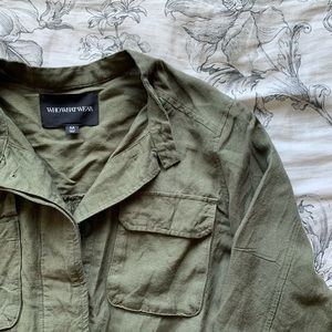 NWOT Forest Green Utility Jacket